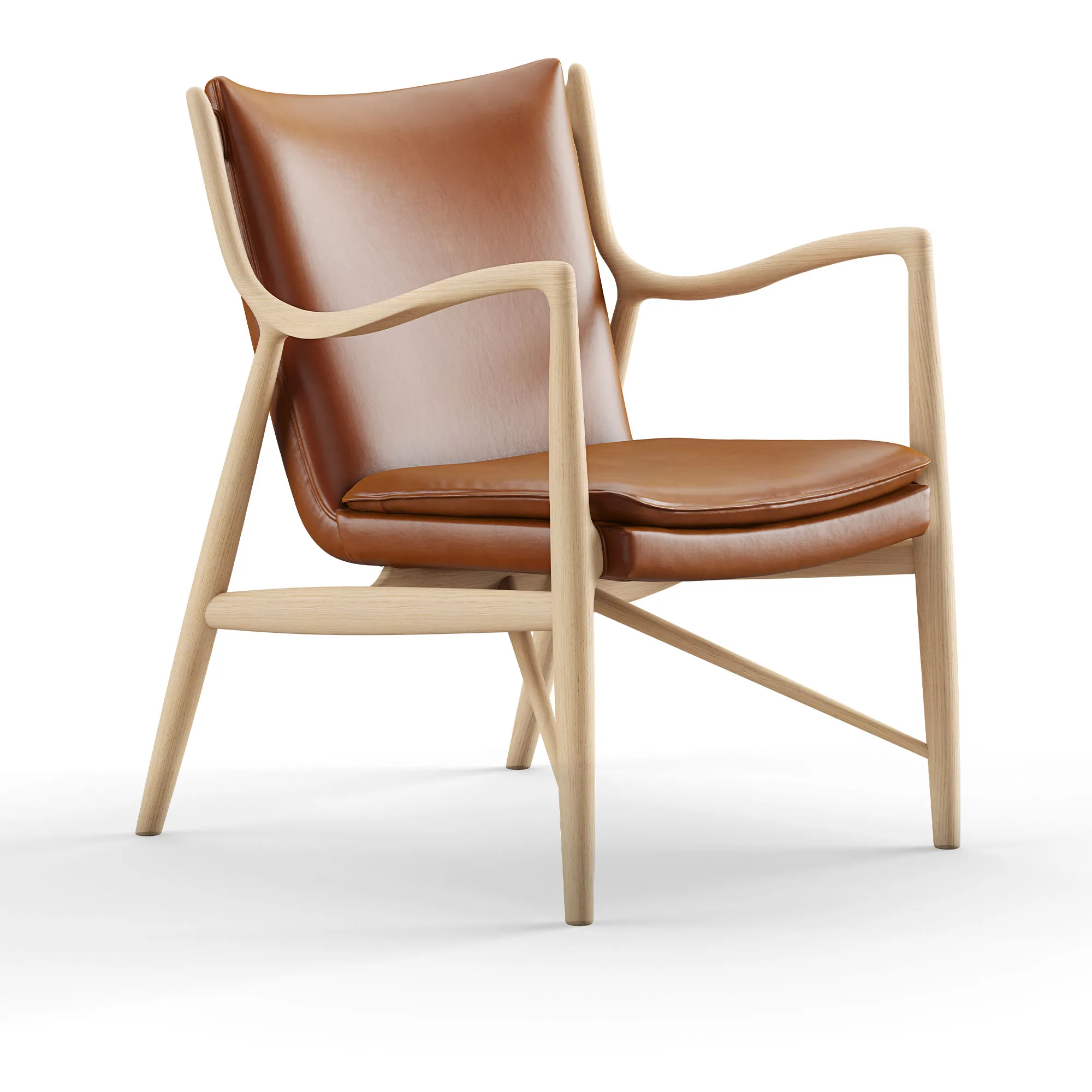 45 fåtölj Oak - 1