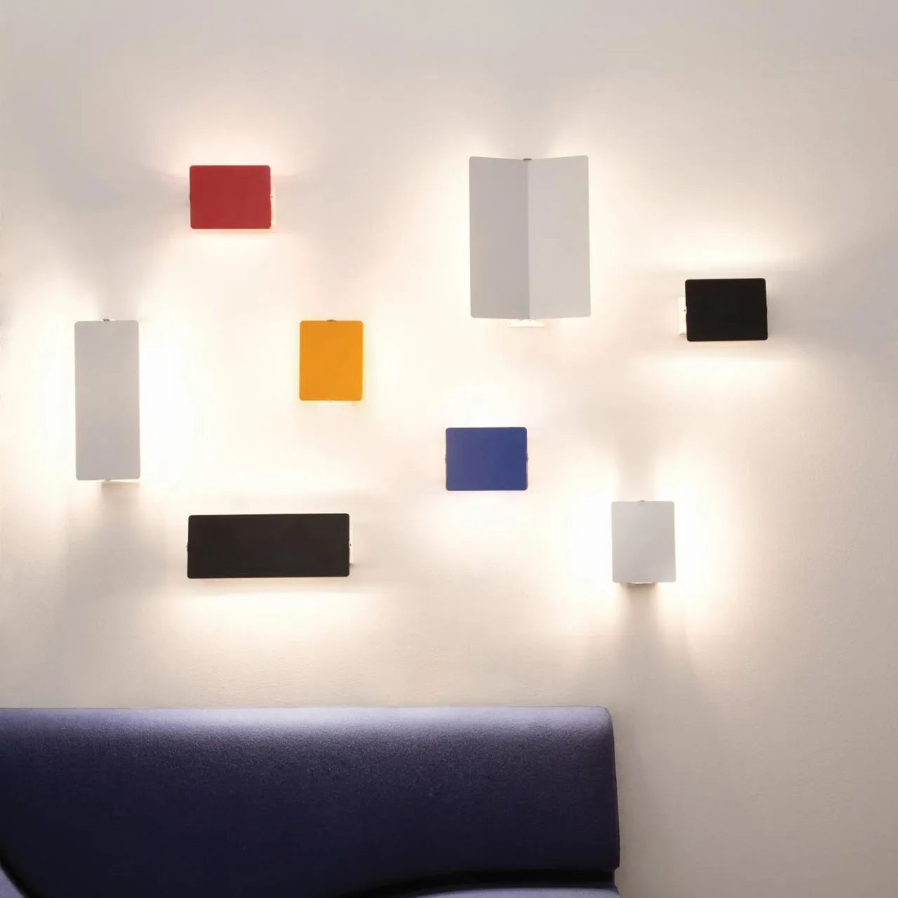 Applique À Volet Pivotant Double vägglampa
