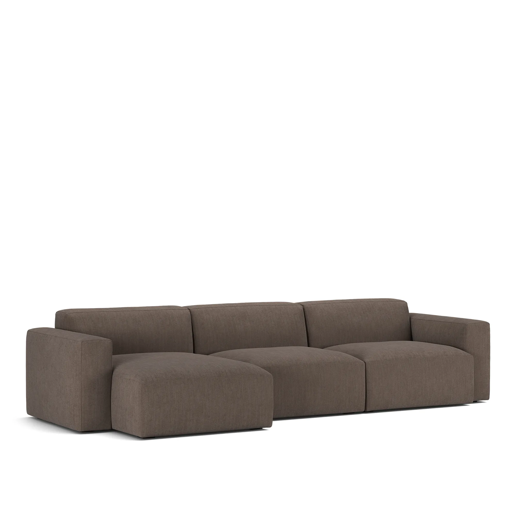 Brick 3-sitssoffa schäslong vänster - 2