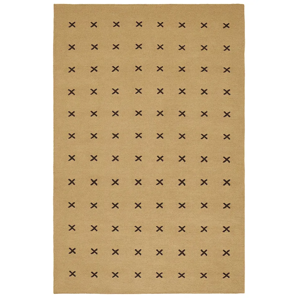 Cross Mustard/Dark Brown ullmatta