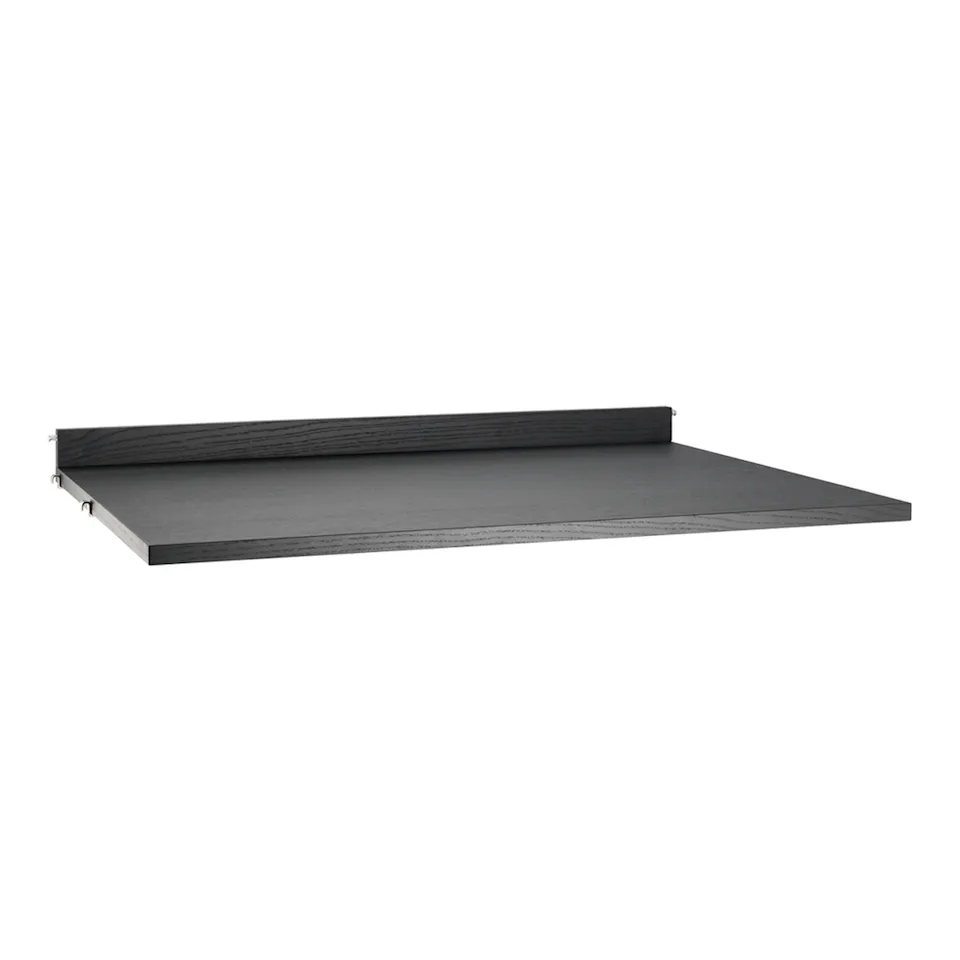 String arbetsskiva skrivbord 78 cm svartbetsad ask