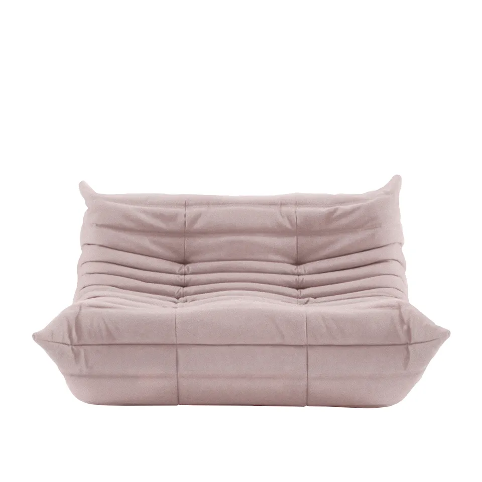 Togo Small Settee, Fabric Cat. S Alcantara Bloom Y195