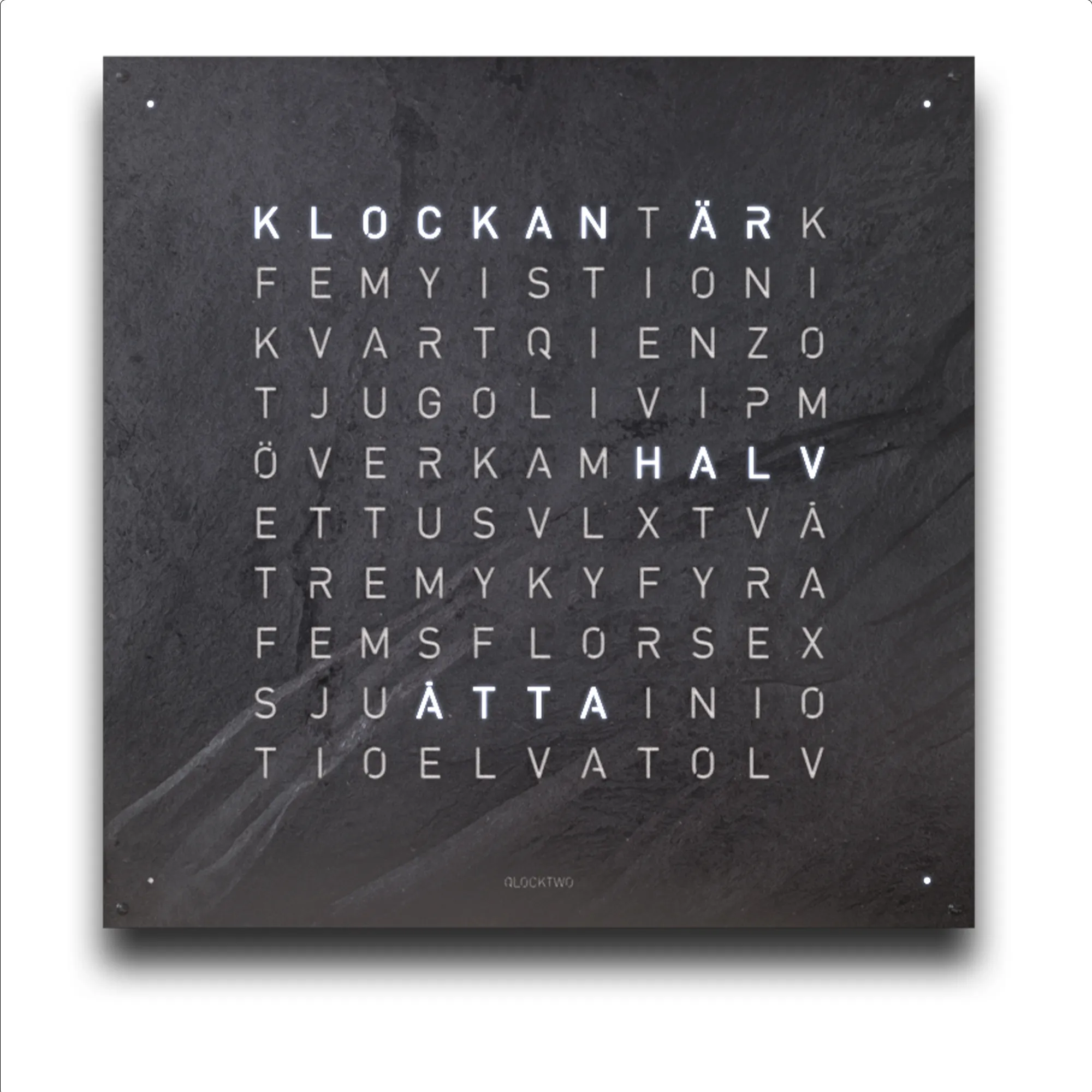 Qlocktwo Earth 90 Creator's Edition – Metamorphite - 1