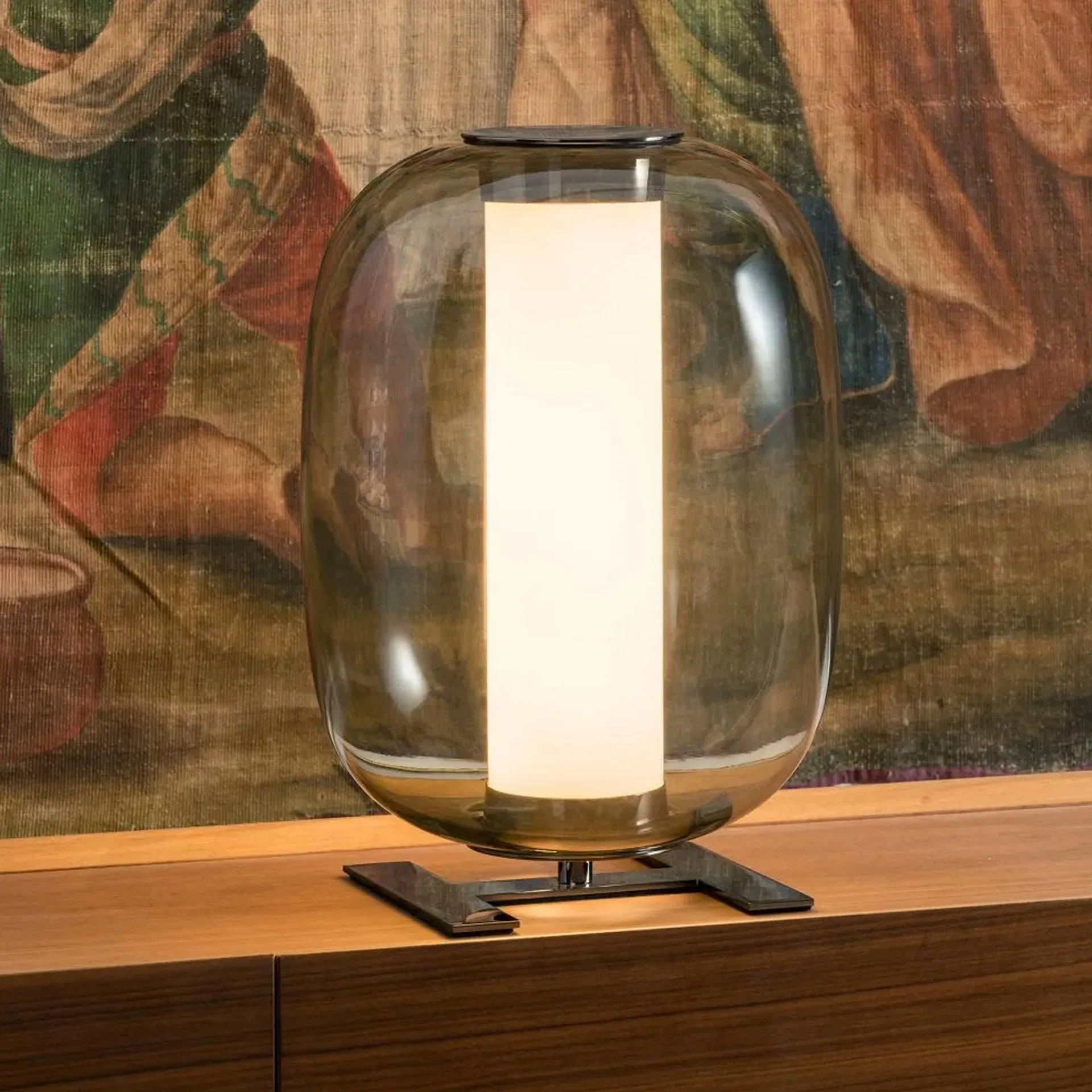 Meridiano Table Lamp, Fumè/Black - FontanaArte - NO GA