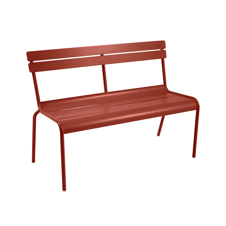 Luxembourg 2/3-Seater Bench With Backrest Red Ochre 20