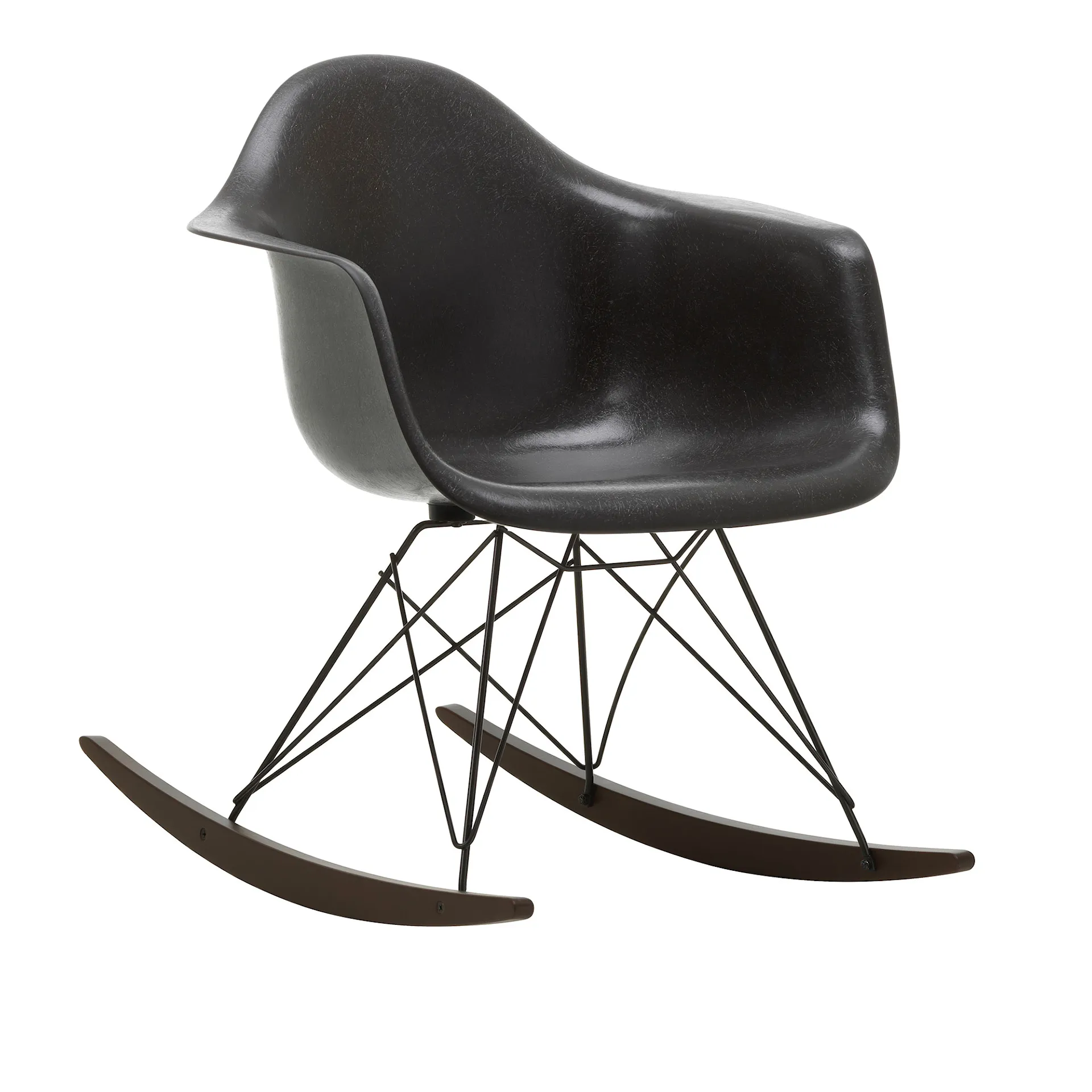 Eames Fiberglass Armchair RAR gungstol Basic Dark/Dark Maple - Vitra - Charles & Ray Eames - NO GA