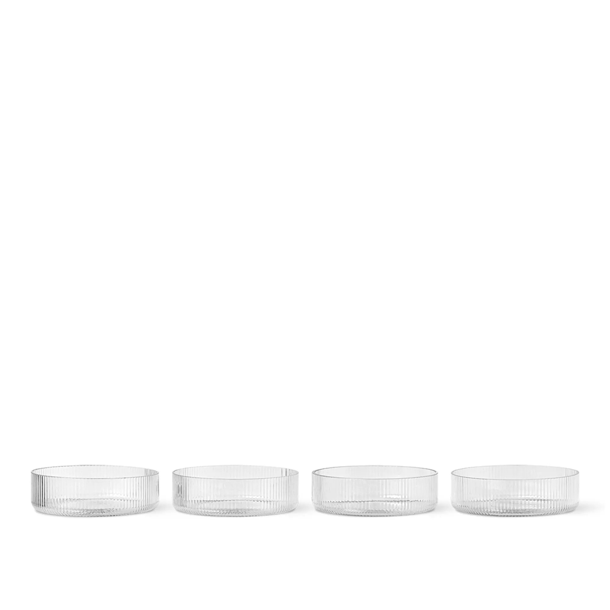 Ripple serveringsskål 4-pack - 1