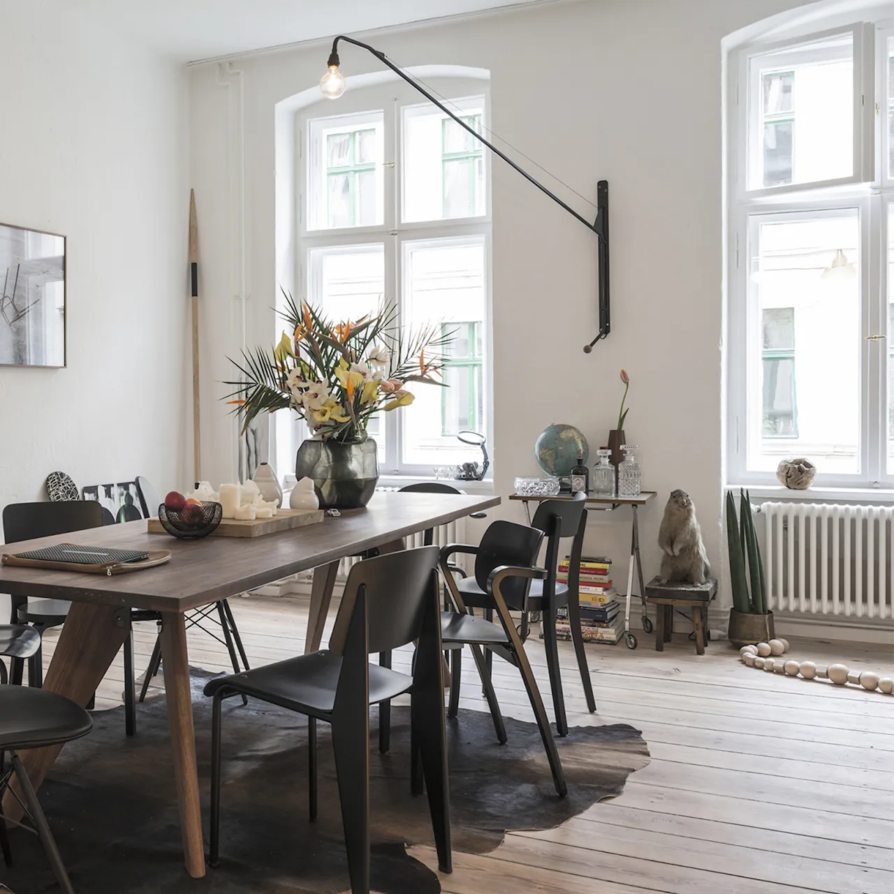 Potence vägglampa