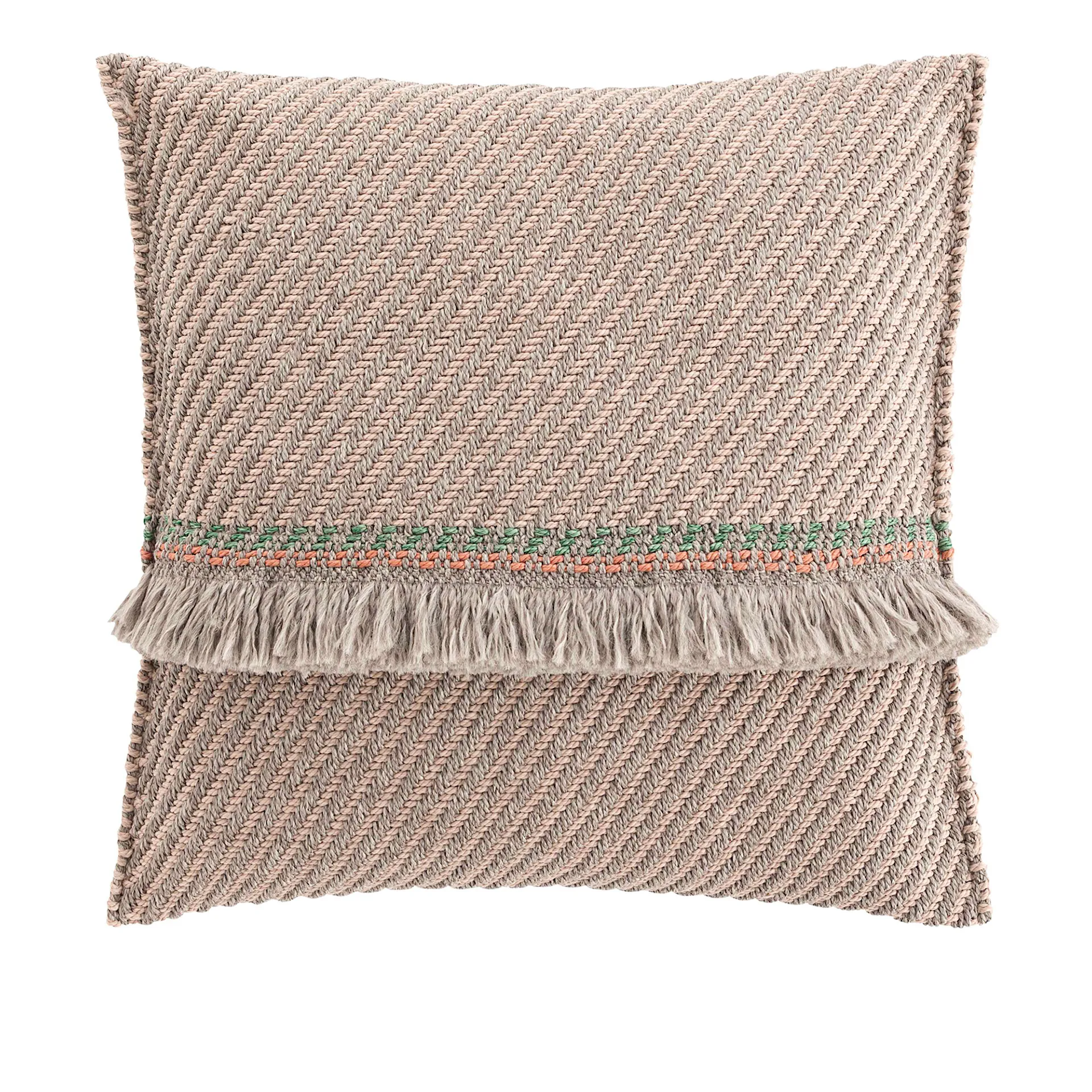 Garden Layers Big Cushion - Diagonal Almond/Ivory - GAN - Patricia Urquiola - NO GA