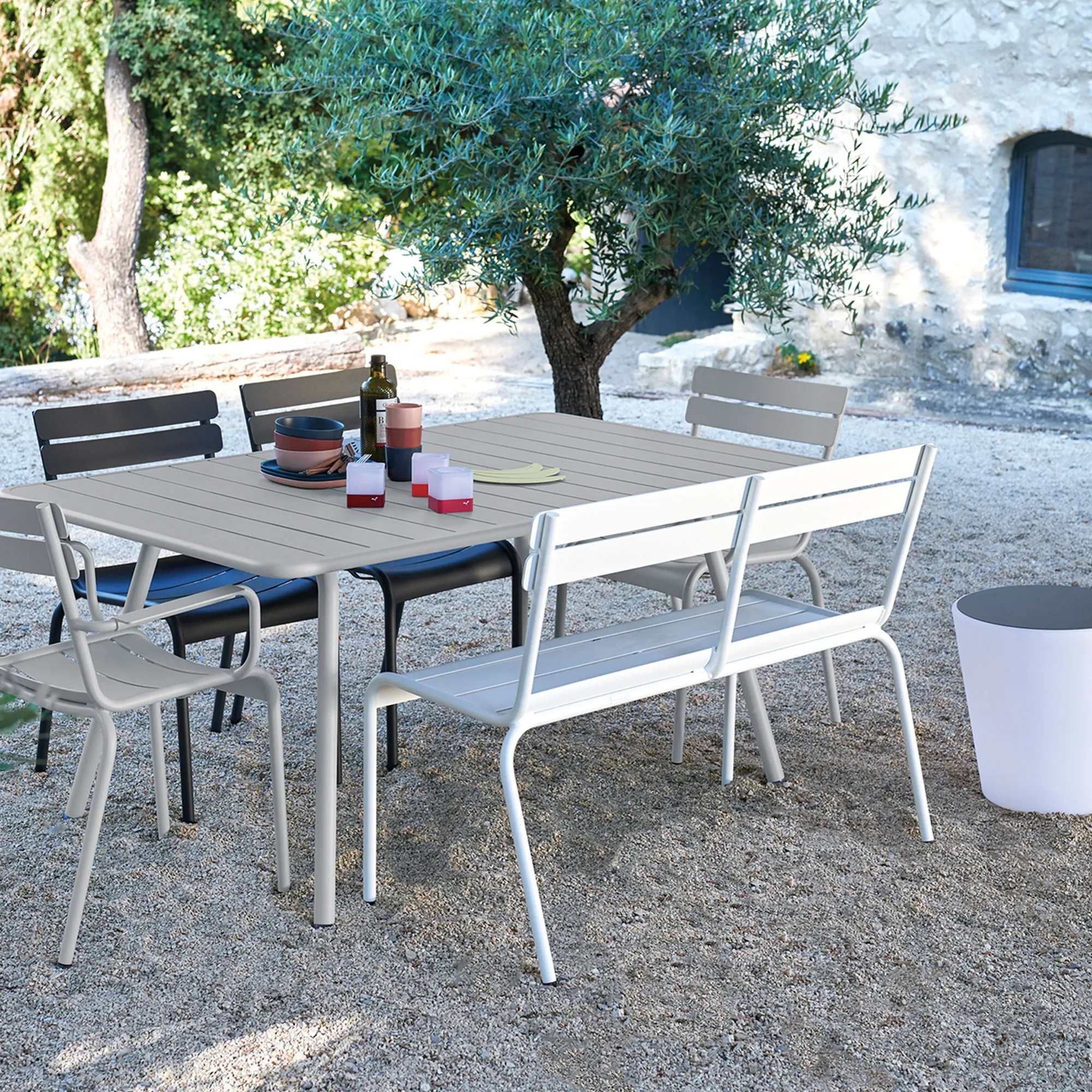 Luxembourg 2/3-Seater Bench With Backrest - 7
