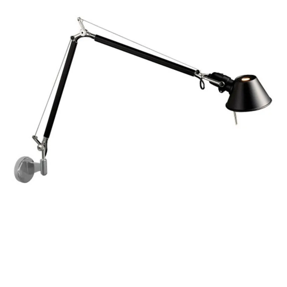 Tolomeo Mini Vägglampa, Svart Sockel E27 - 1