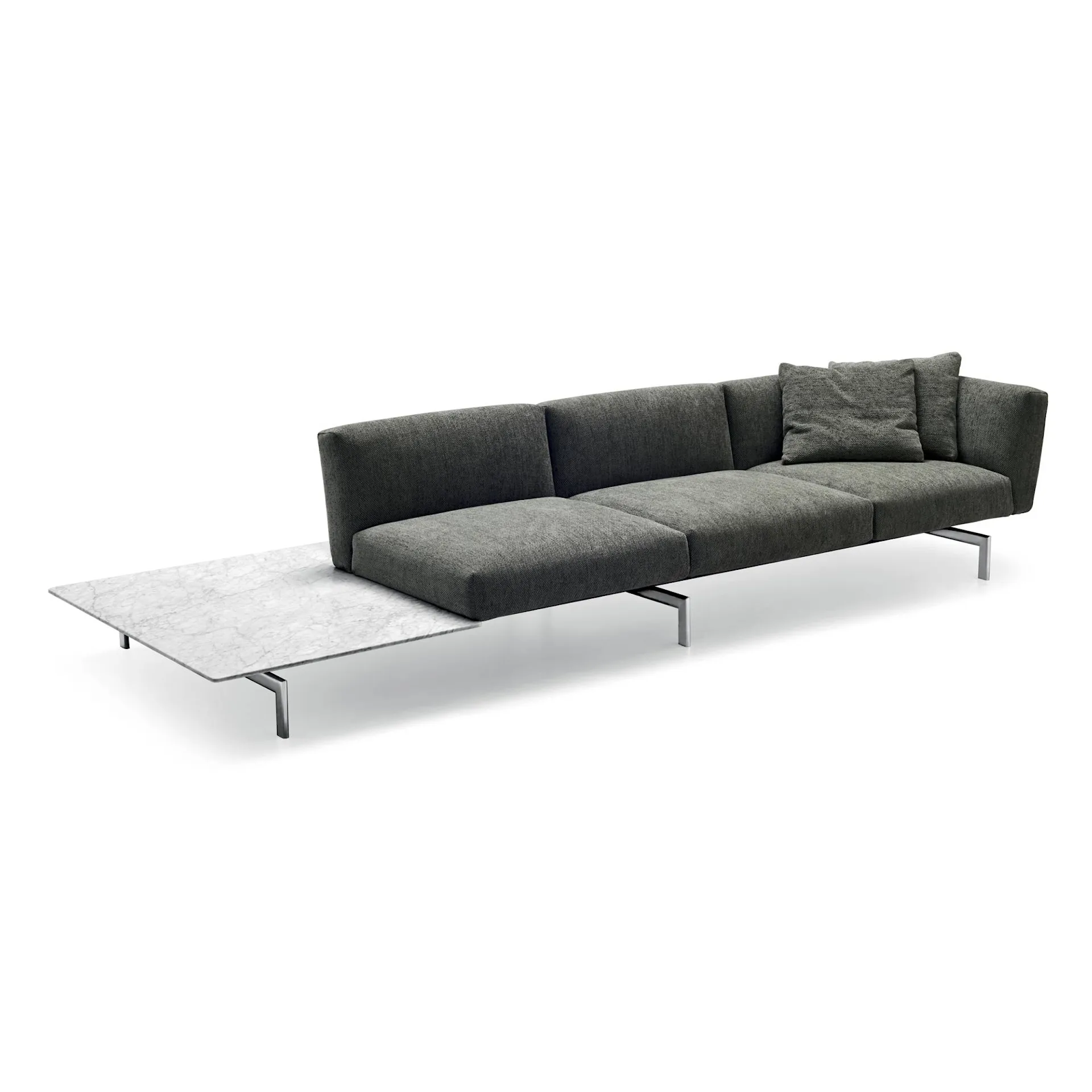 Avio Sofa System Righthand Table - Knoll - Piero Lissoni - NO GA