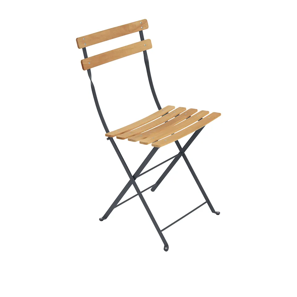 Bistro Natural Chair, Anthracite