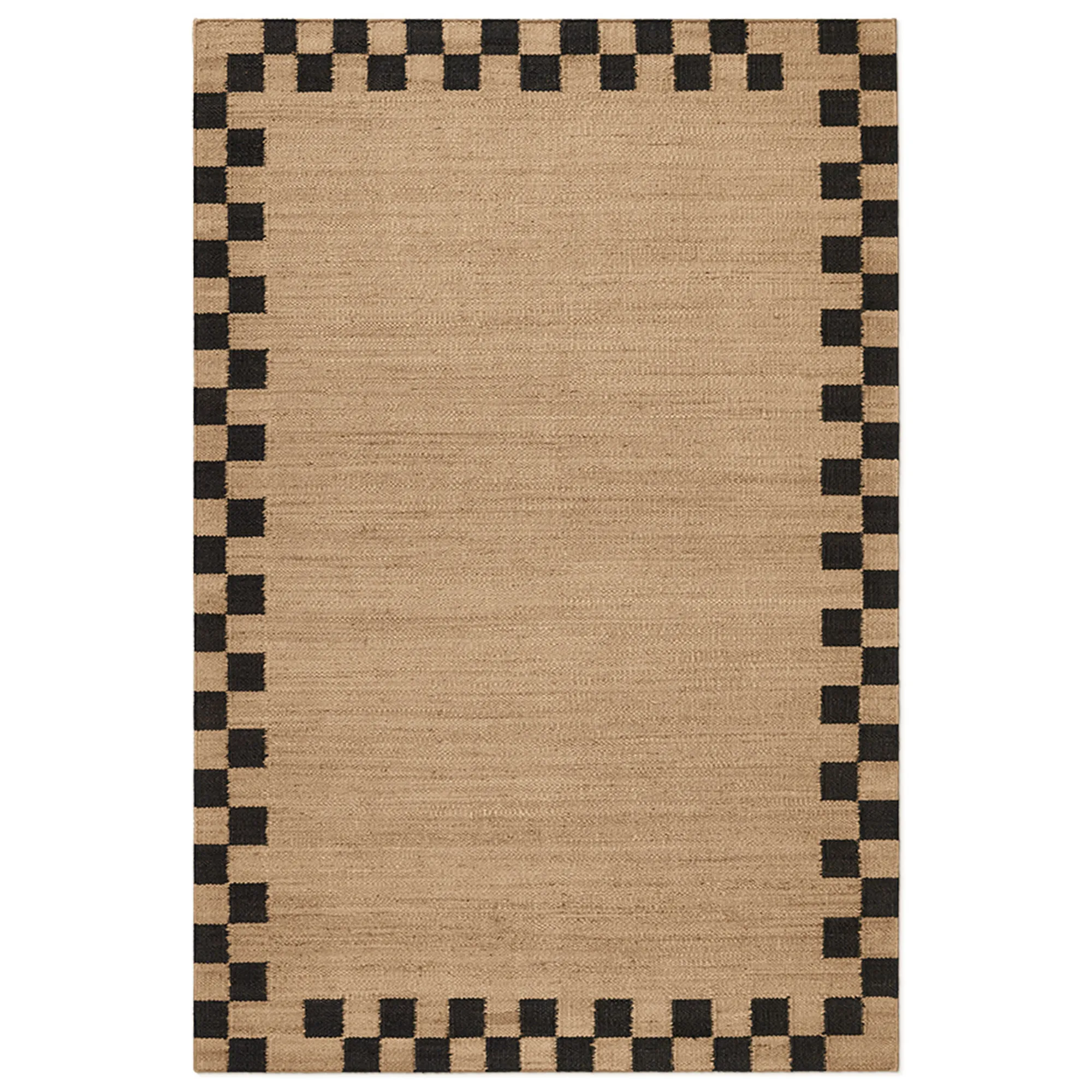 Jute Border Black matta - 1