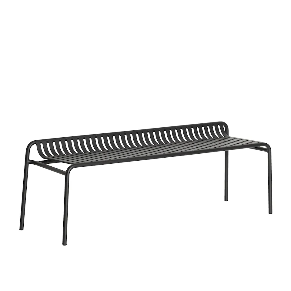 Week-End Bench Without Armrest, Black