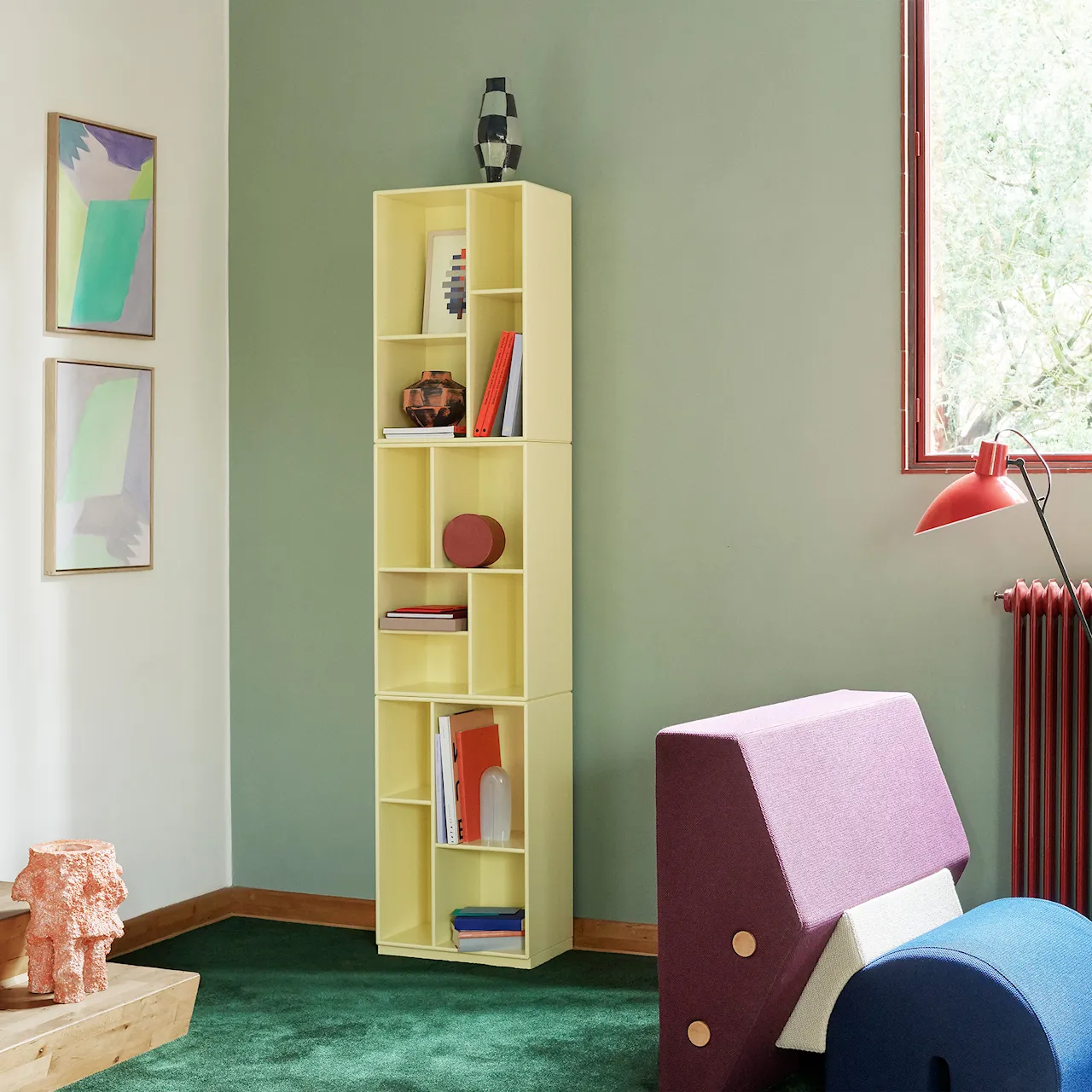 Loom Slim bokhylla sockel 3 cm
