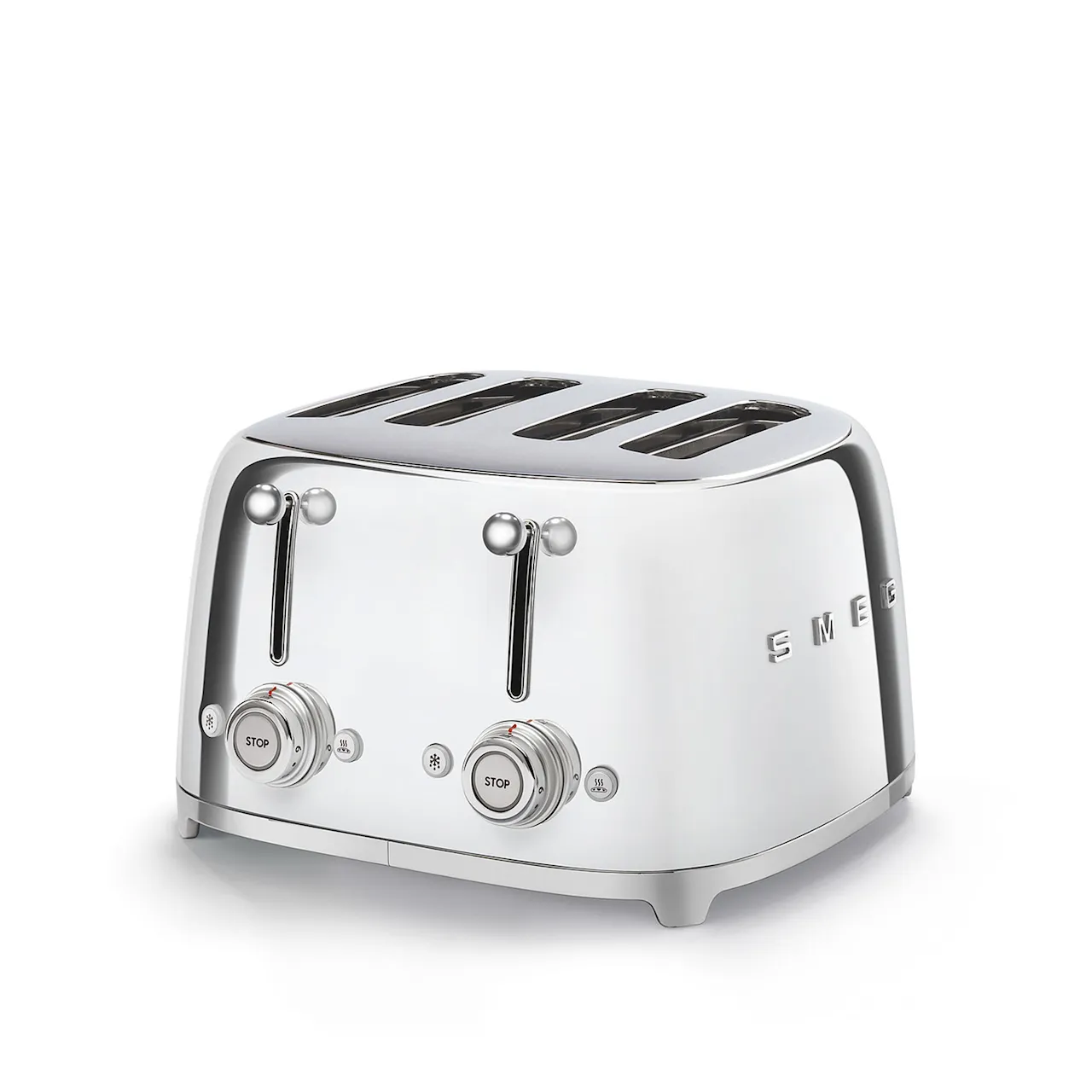 Smeg 4 Slot Toaster Chrome