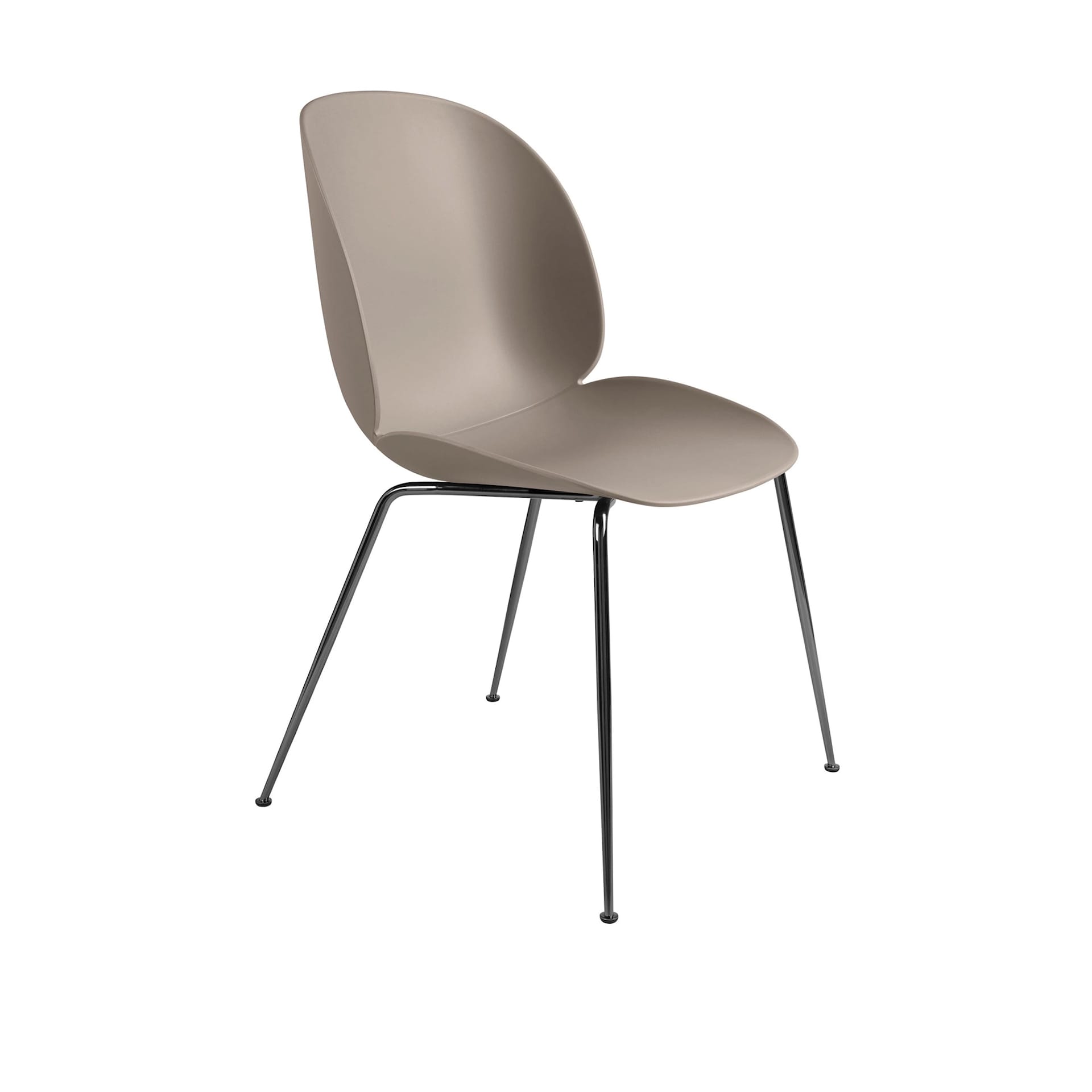 Beetle Dining Chair Conic Base Black - Un-Upholstered - Gubi - GamFratesi - NO GA