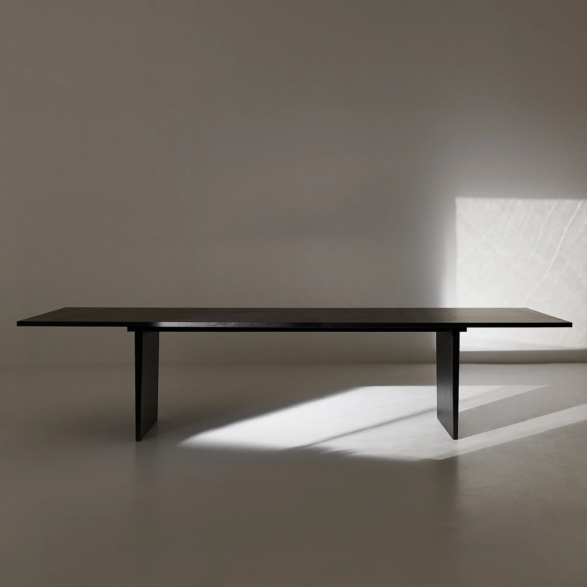 Private Dining Table, 260cm - Brown/Black Ash Veneer - Gubi - NO GA