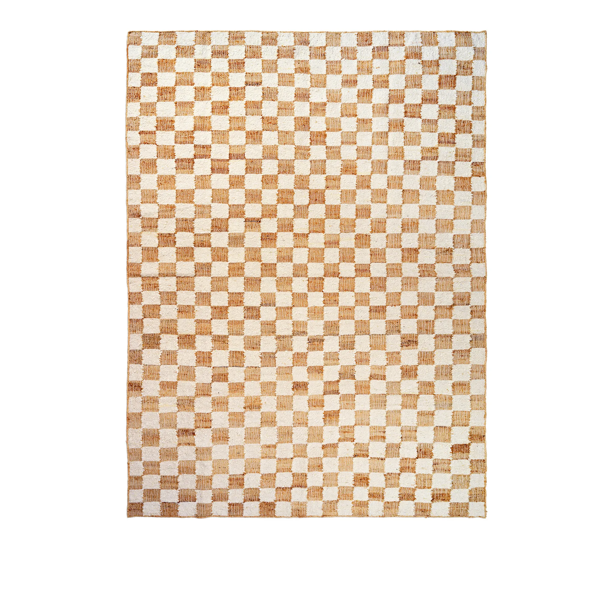 Check Wool Jute matta 200 x 300 cm