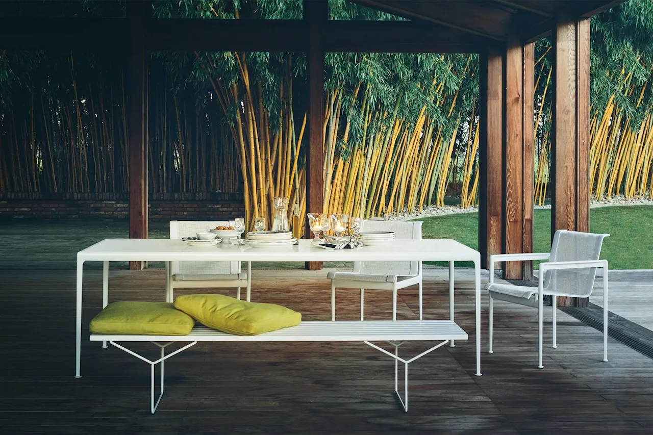 Bertoia Bench For Outdoor