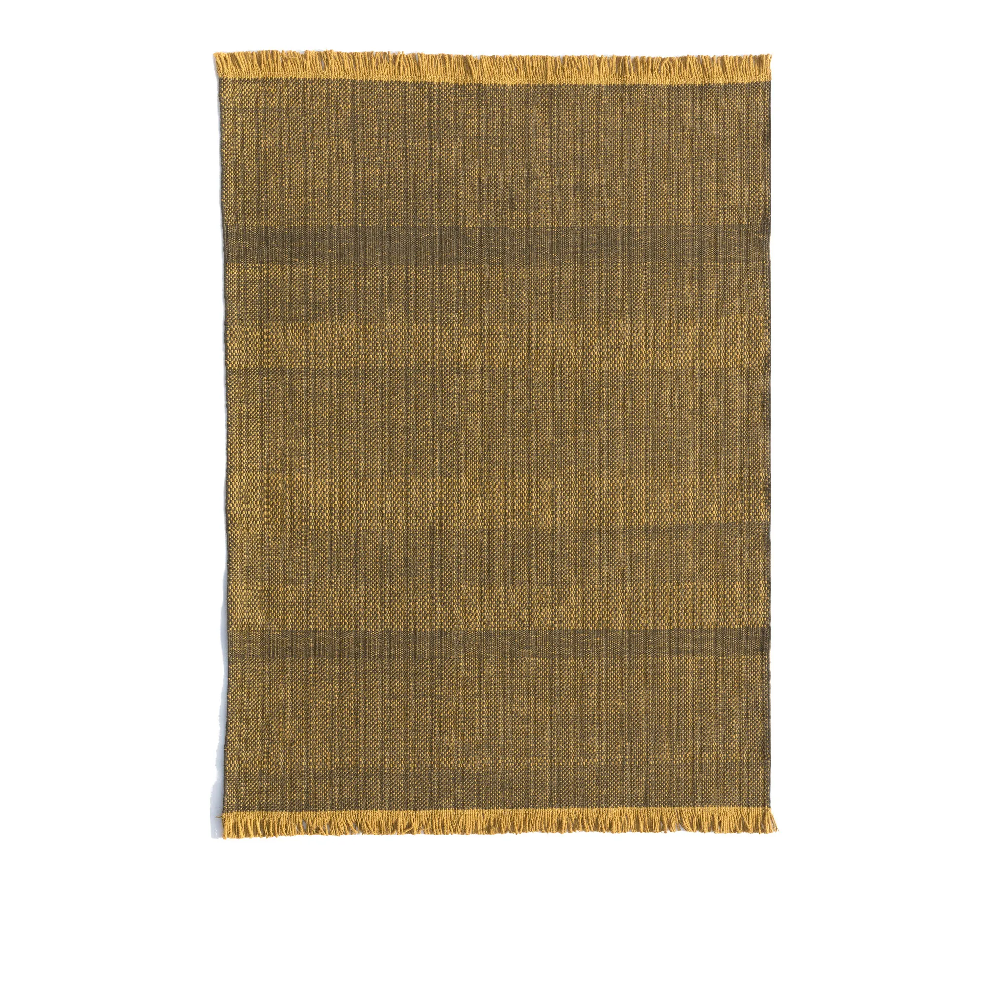 Tres Outdoor Texture Mustard Rug - 1