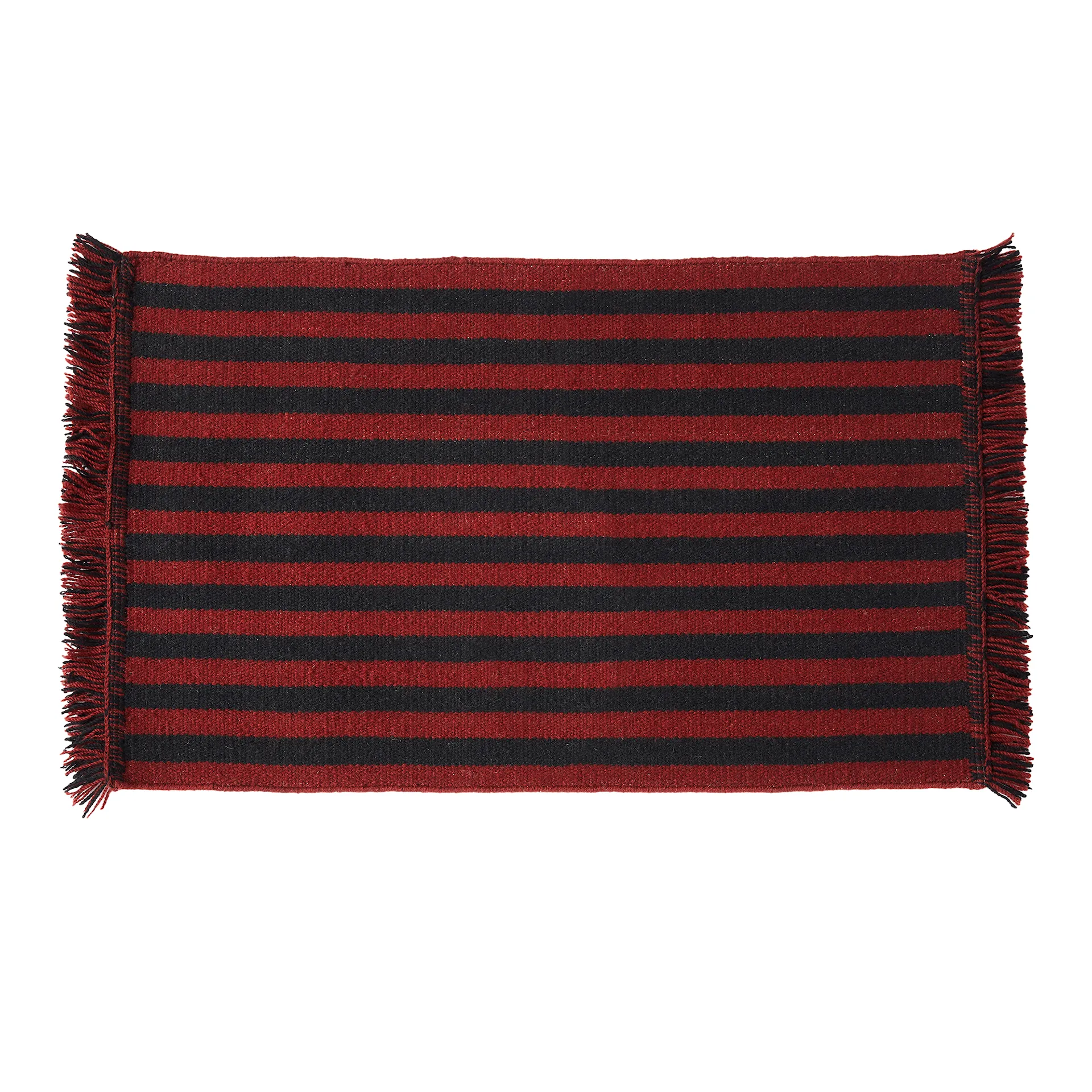 Stripes and Stripes Wool Mat Cherry - HAY - NO GA