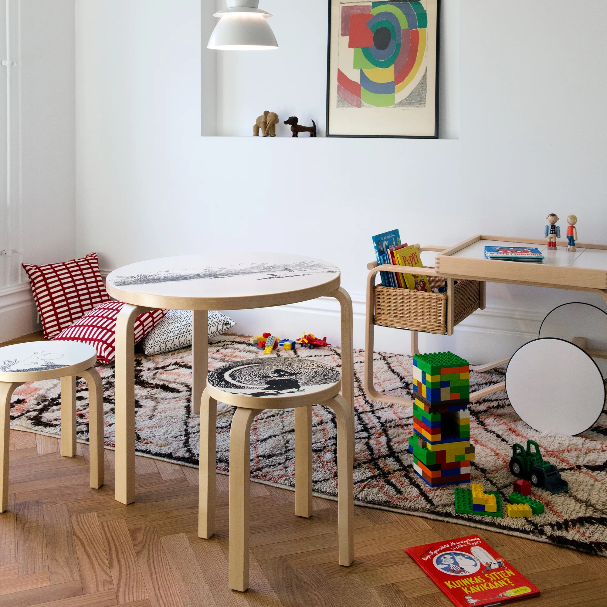 Aalto Table Round 90B matbord - 3