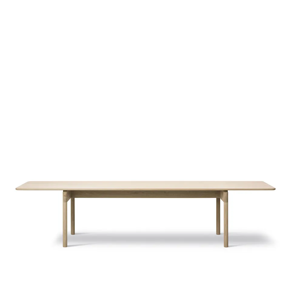 Post Table, 320 cm, Såpad ek