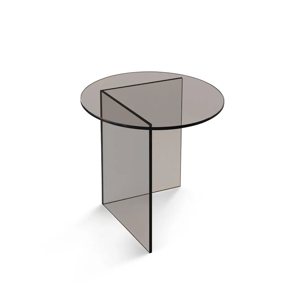 Pond Lounge Table Small - Bronze Glass