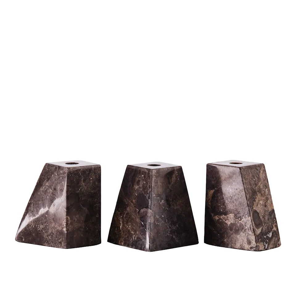 Pyramid Candle Holder Set Of Three