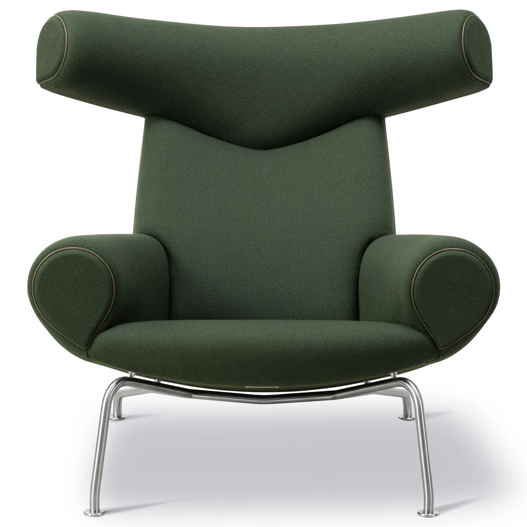 Wegner Ox fåtölj med fotpall - 2
