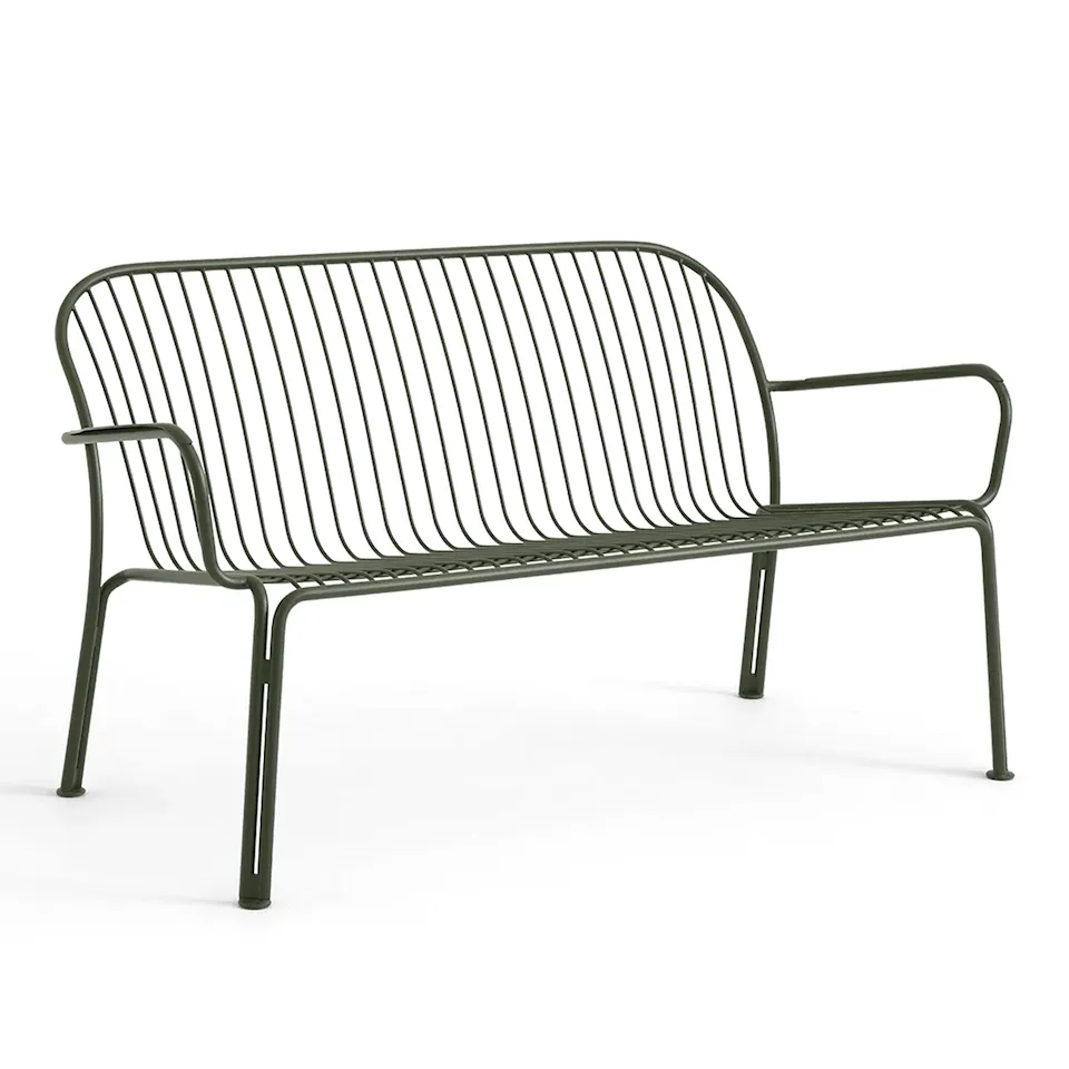 Thorvald Outdoor Lounge Sofa SC110 Bronze Green