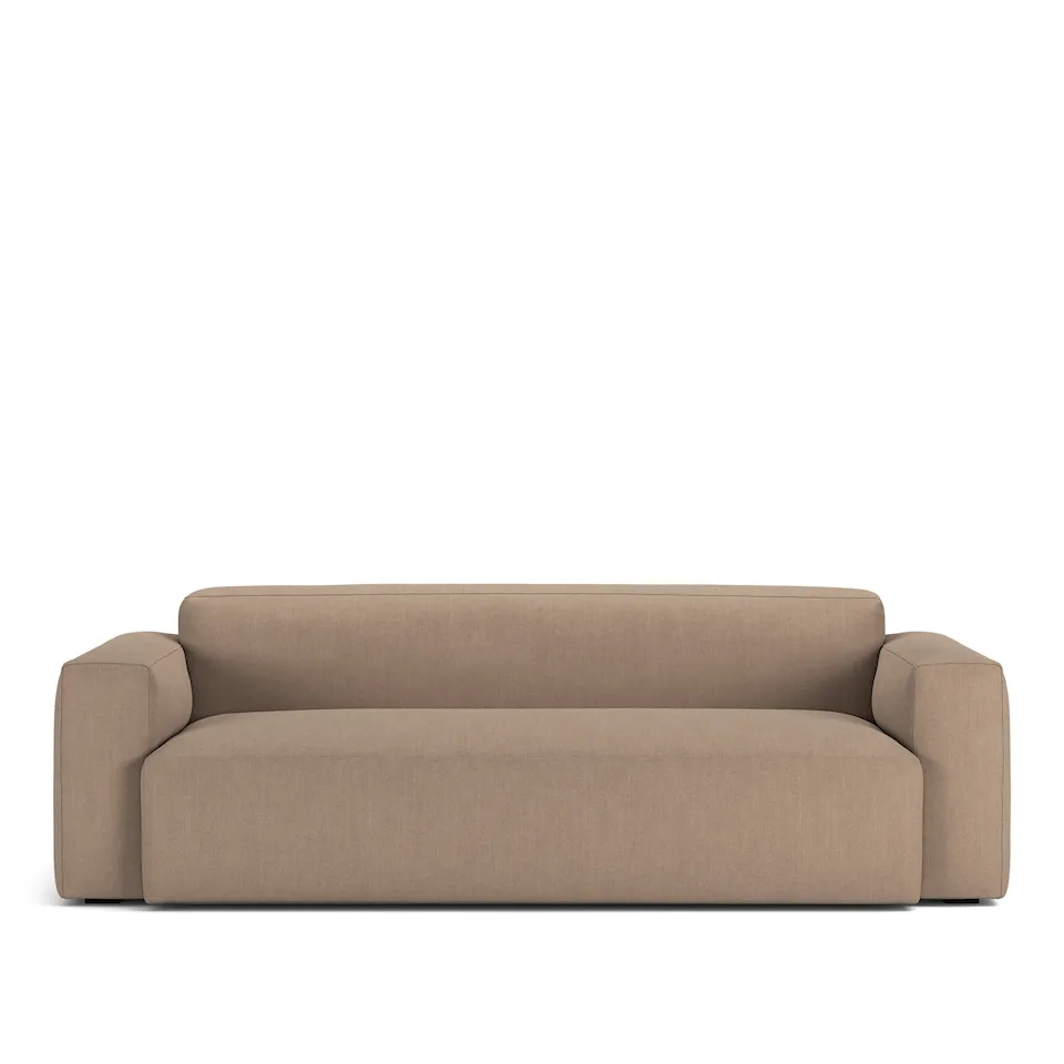 Brick 2,5-Seater Sofa Shadow Khaki Fixed Upholstery