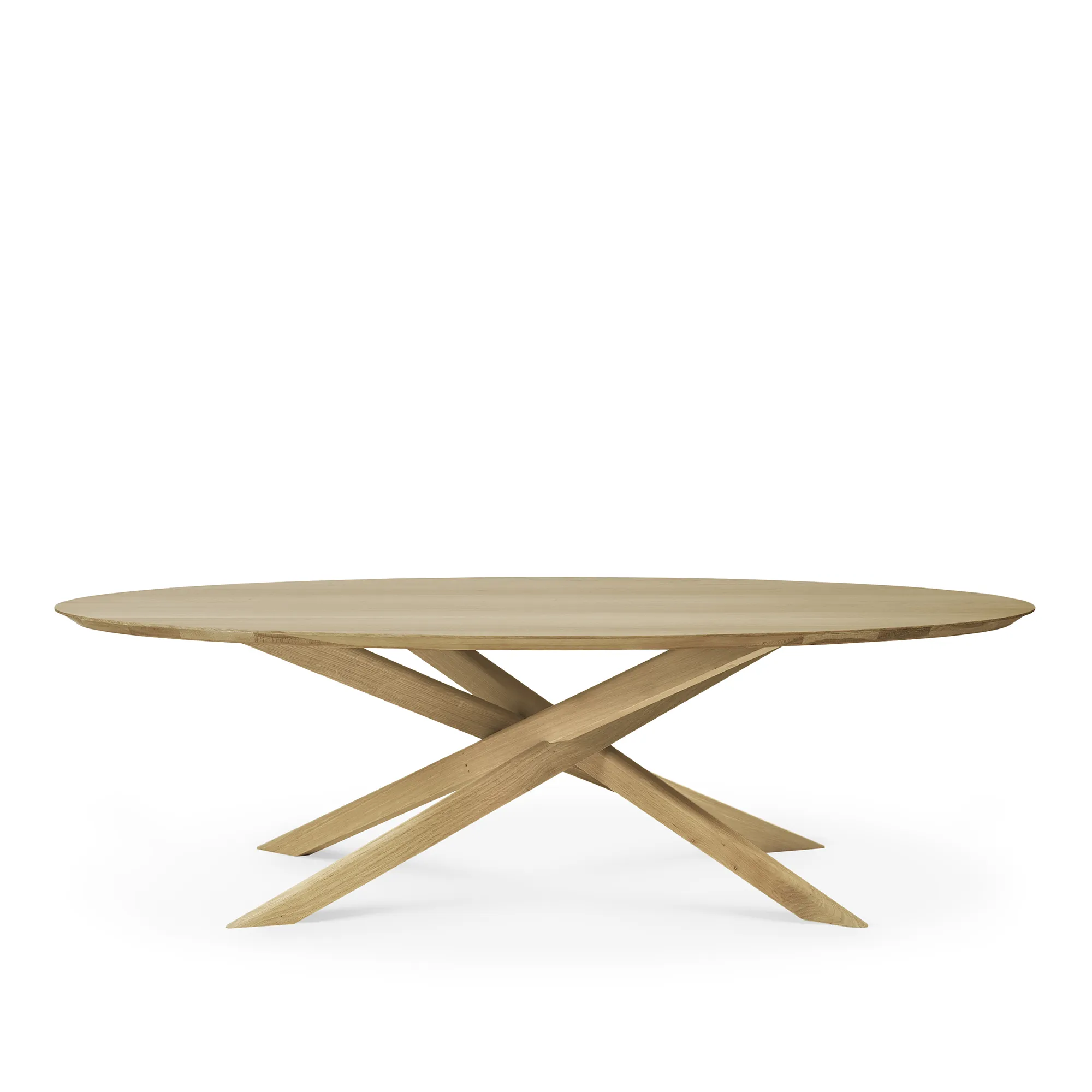 Mikado Oval Coffee Table Oak - 1