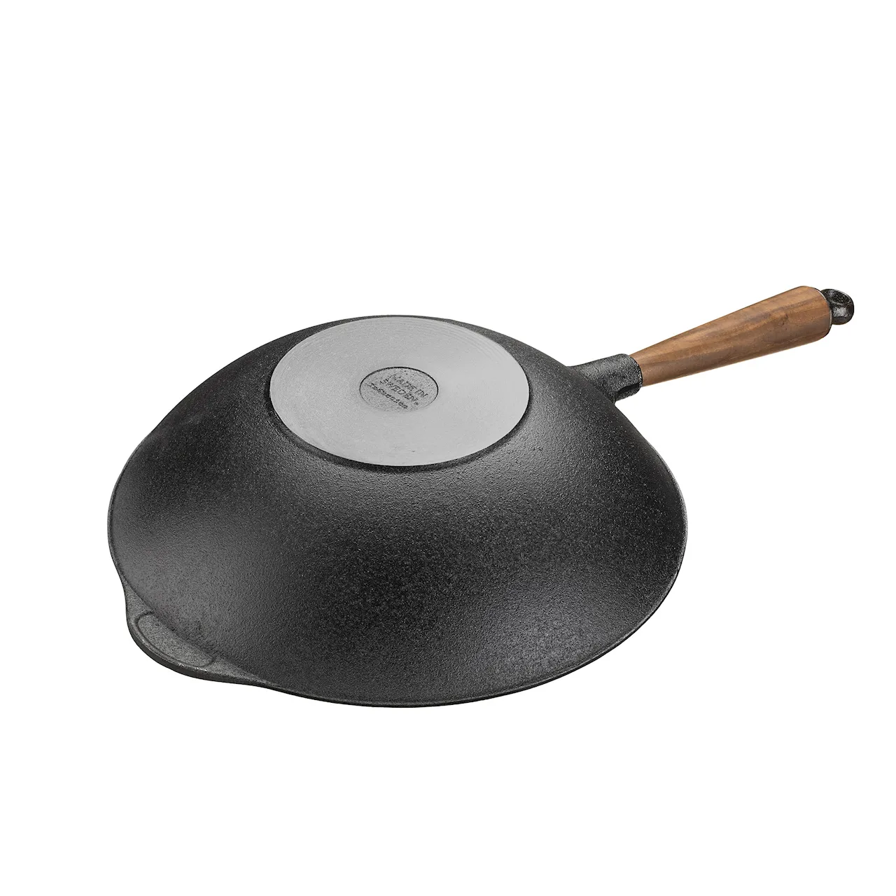 Wok 30 cm, 3,5 L med Valnötshandtag