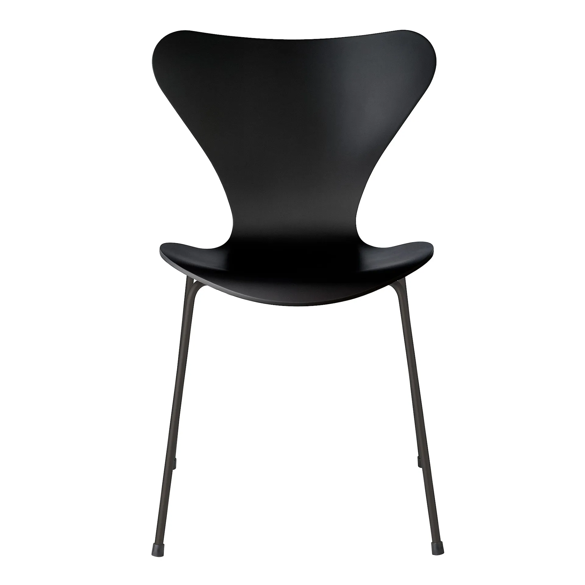 Sjuan 3107 Black - Warm Graphite - Fritz Hansen - Arne Jacobsen - NO GA