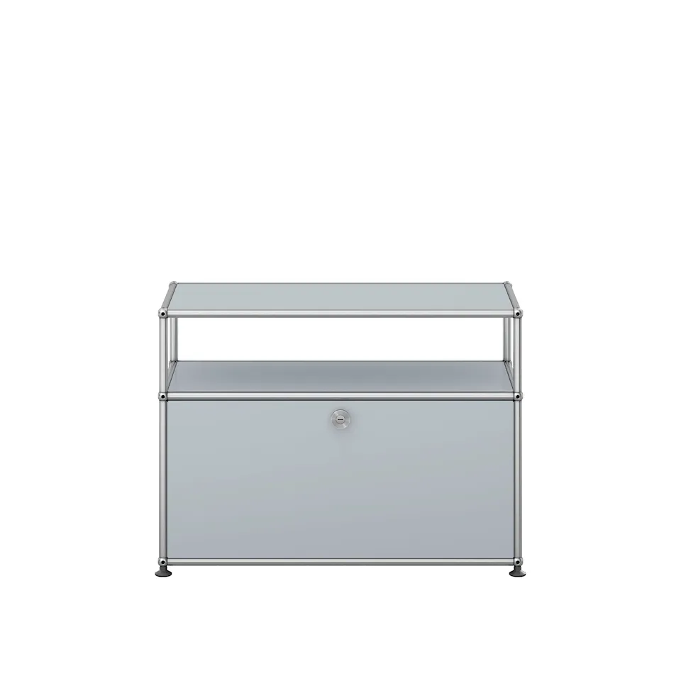 USM Haller 45 Side table, USM Matte Silver