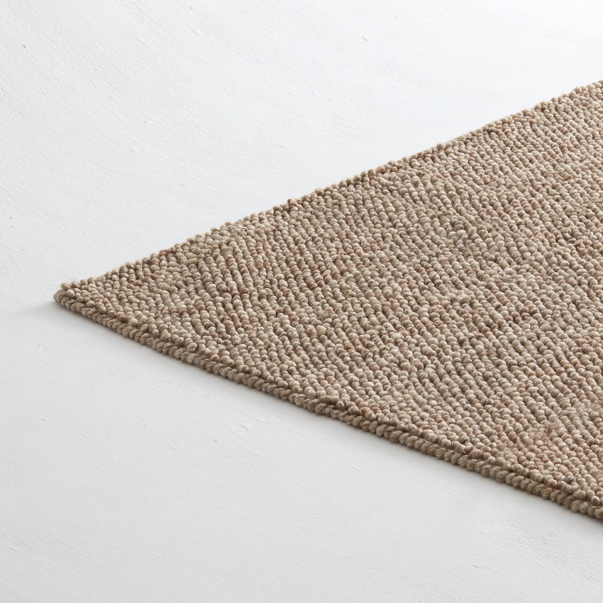 Knots Wool Rug Beige Melange - Nordiska Galleriet Rugs - NO GA