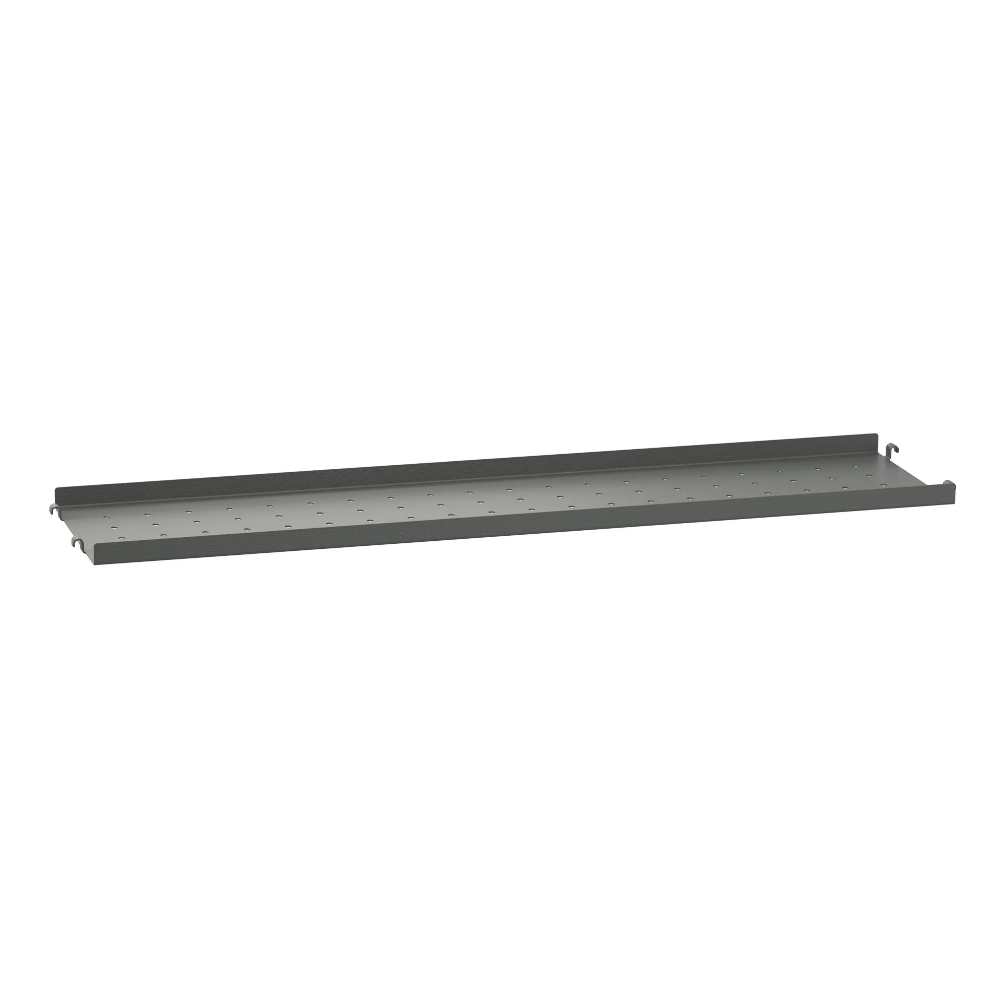 Metallhyllplan låg kant 78 x 20 cm - 1