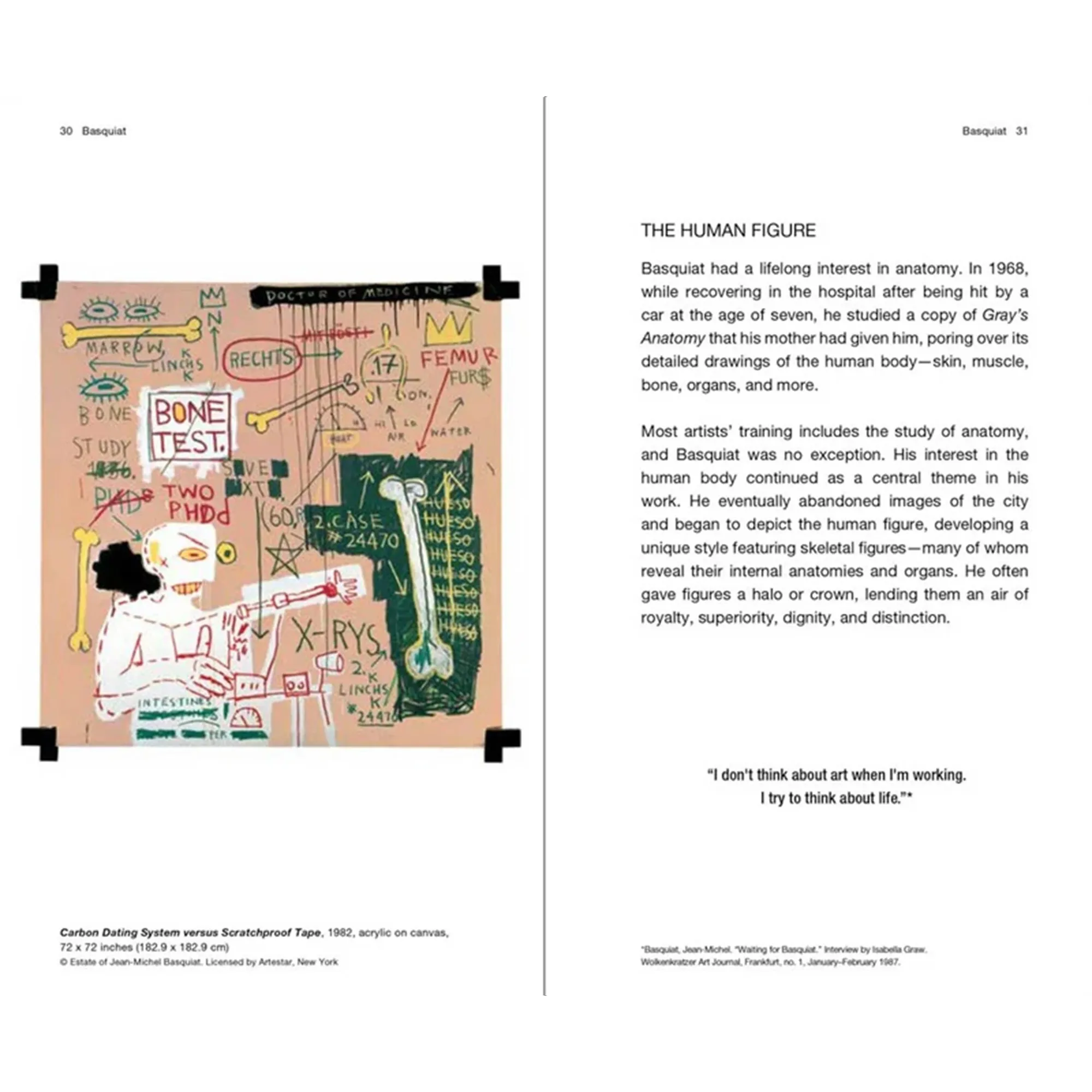 Jean-Michel Basquiat Handbook konstbok - 4