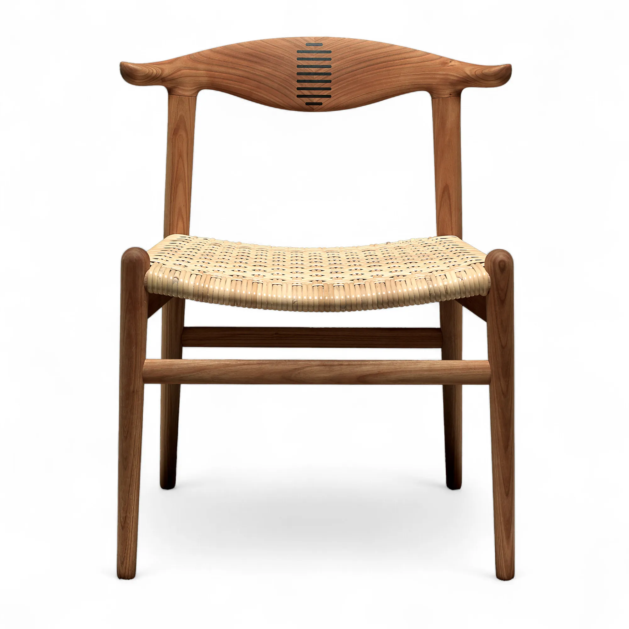 PP505 Cow Horn Chair rottingsits stol - 1