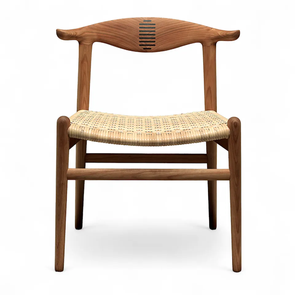 PP505 Cow Horn Chair rottingsits stol