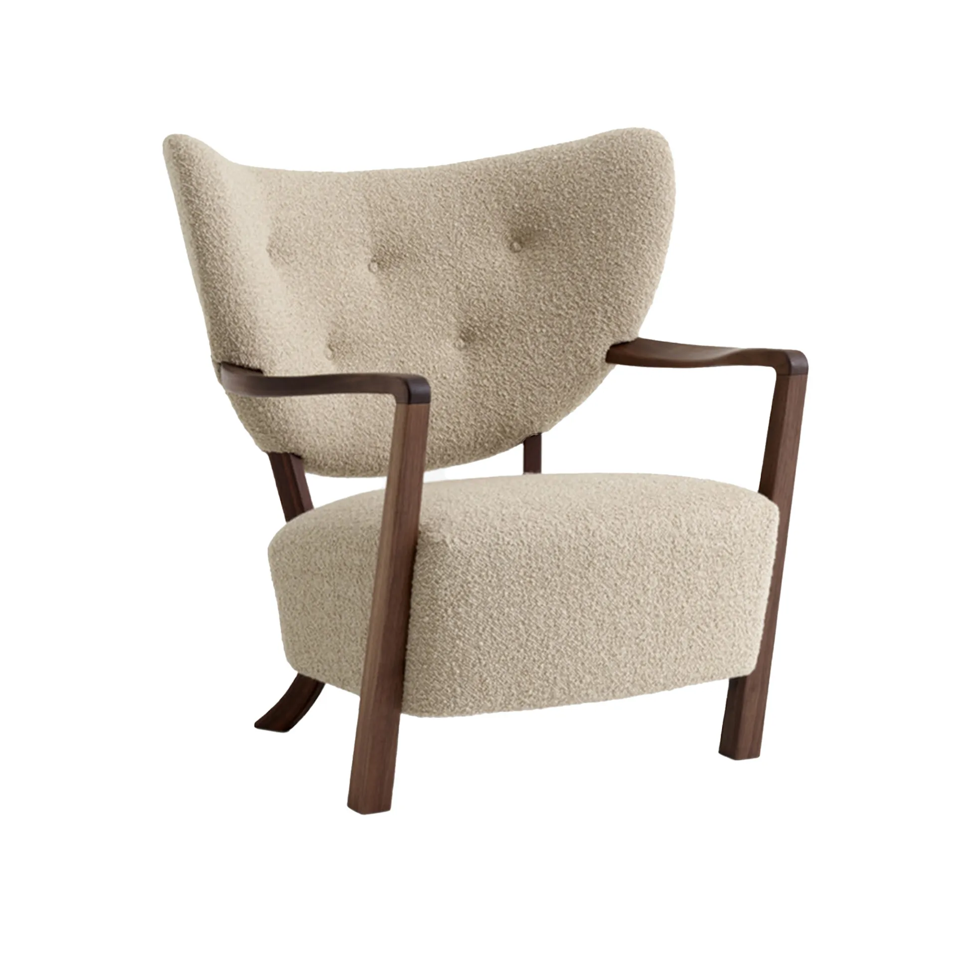 Wulff Lounge Chair ATD2 Walnut - &Tradition - NO GA