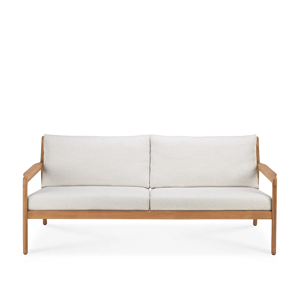 Jack Outdoor Sofa 2-seater Teak Off White