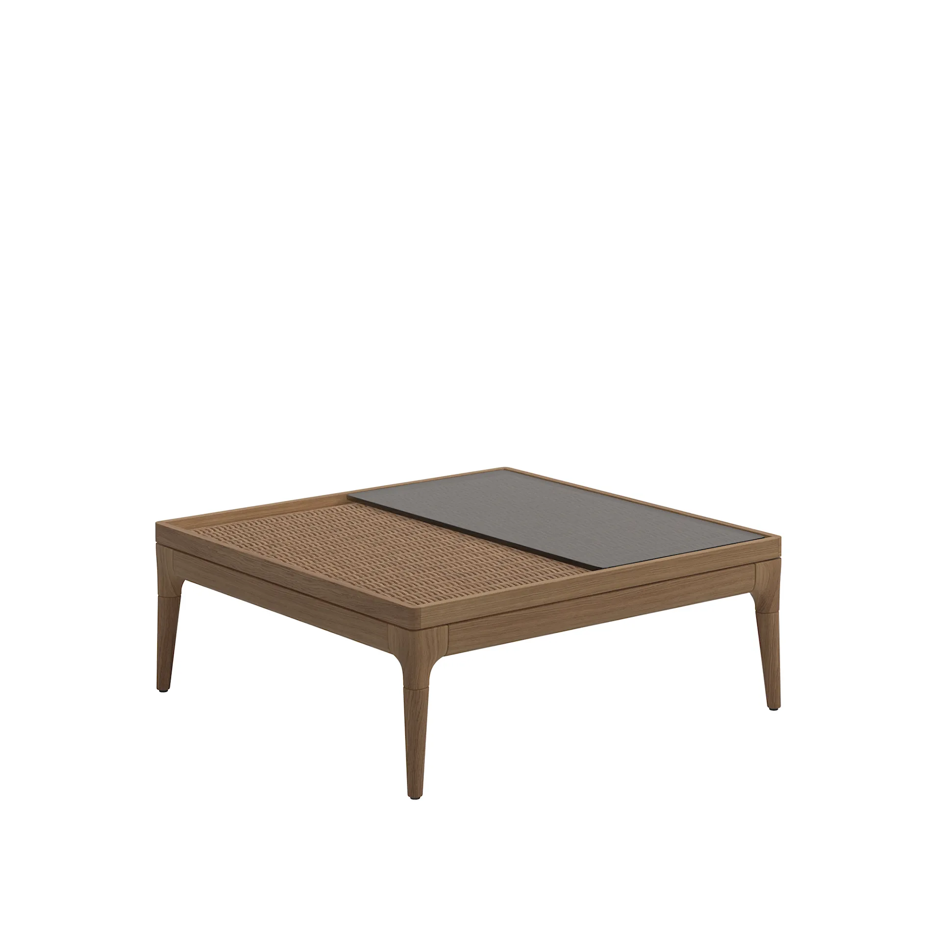 Lima Coffee Table with Glass Table Top - Gloster - NO GA