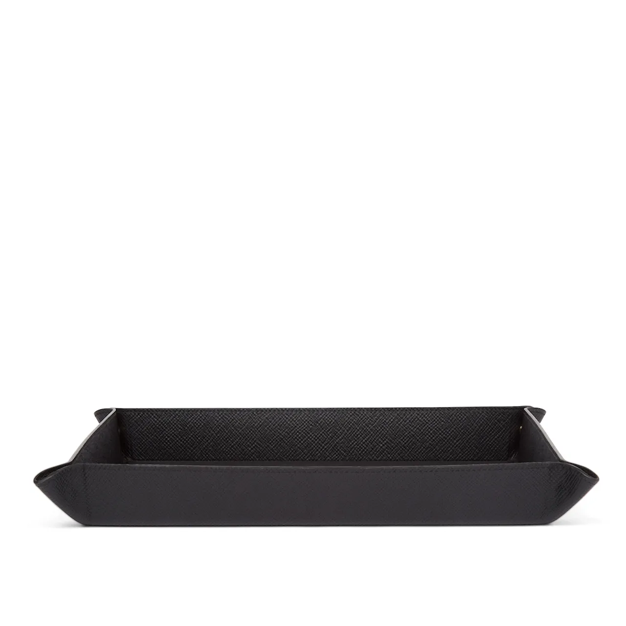 Panama Large Rectangular Trinket Tray - Black