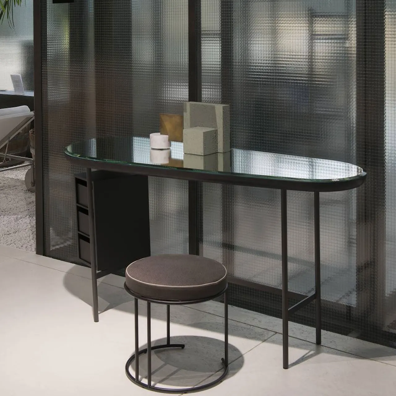 Pebble Vanity Desk