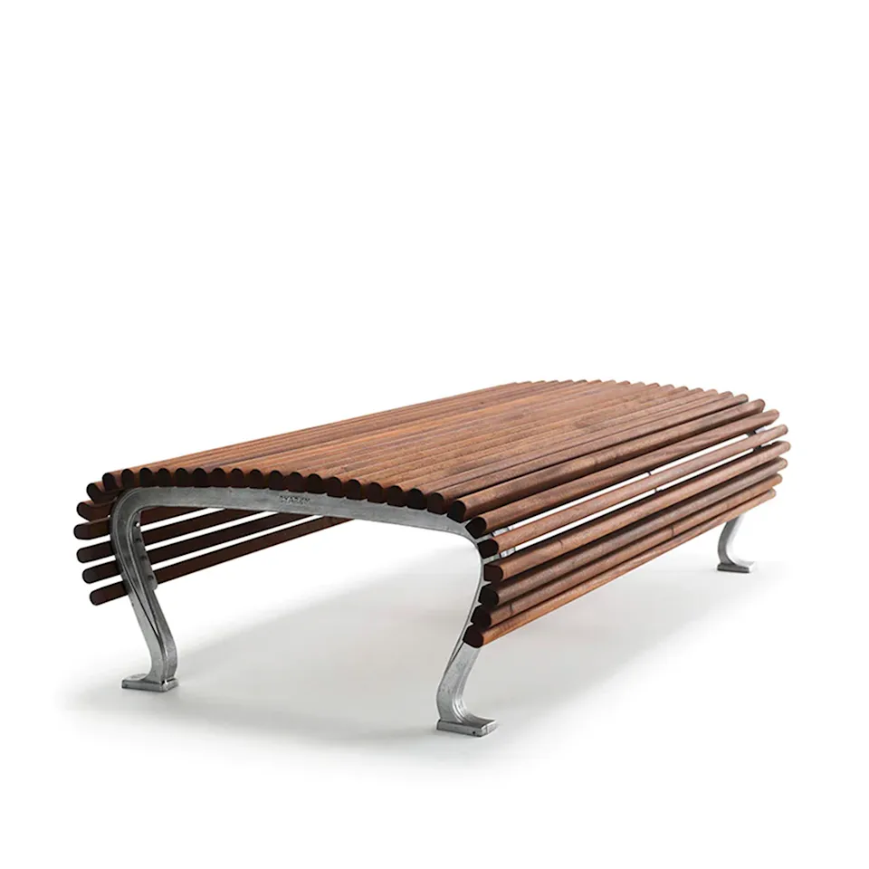 Jujol Bänk Bred Oljad Mahogny