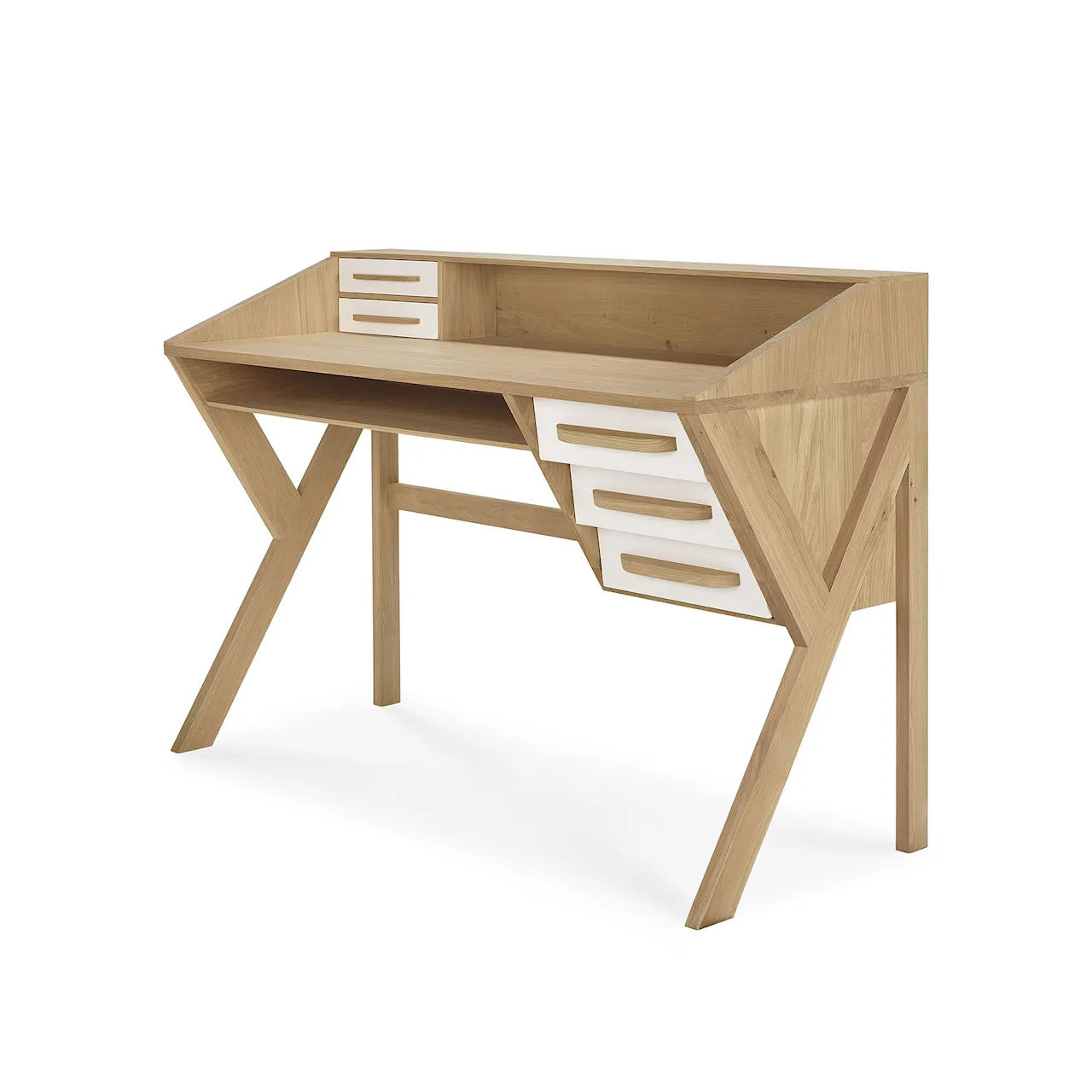 Oak Origami Desk